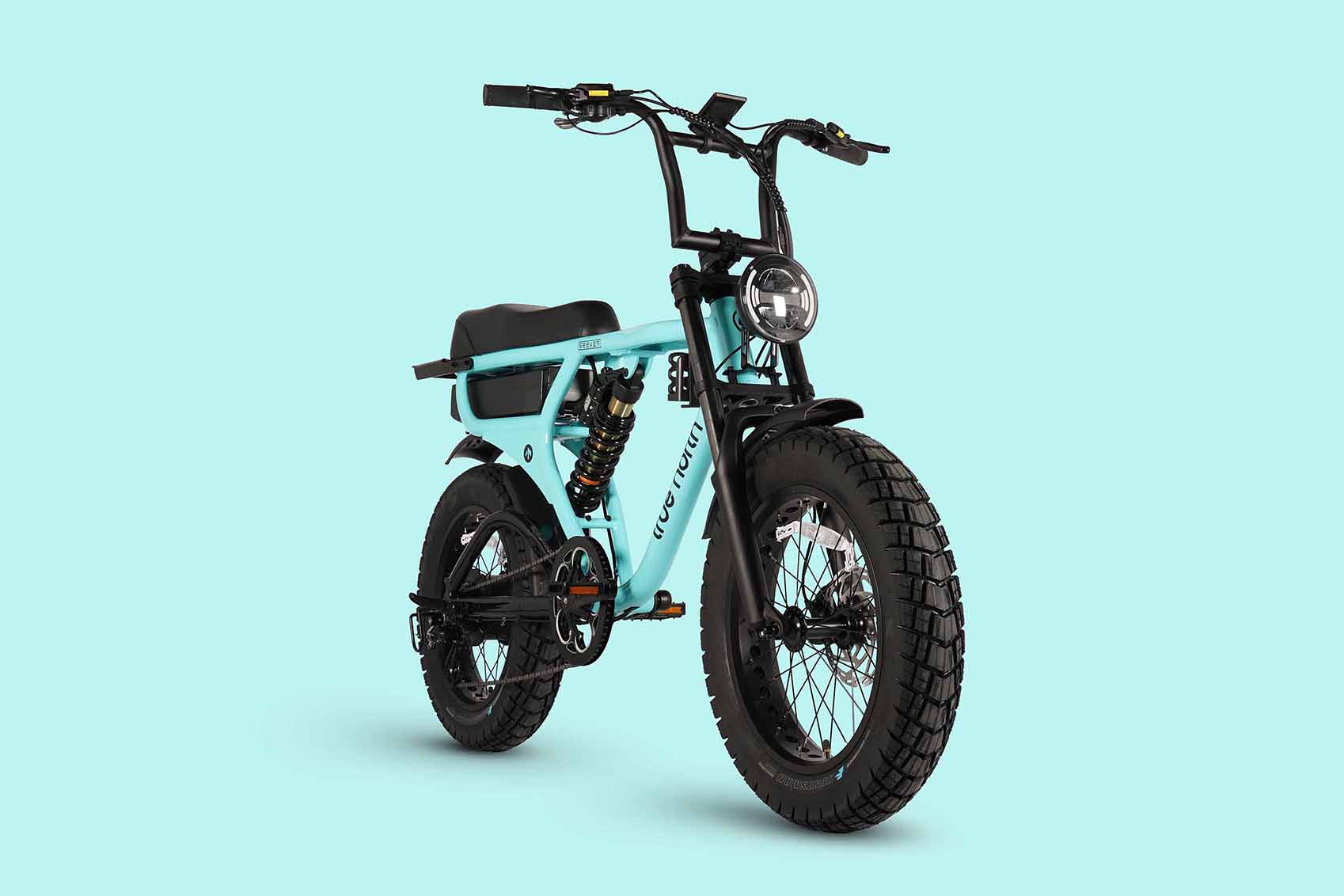 Image of True North Seeker E-bike in Blue